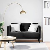  Dvosjed crni 111 cm baršun | shoptok.hr