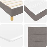  vzmetnica na osnovi škatle z vzmetnico Taupe 180x200 cm Tkanina, (22083128) | Shoptok.si