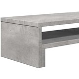 vidaXL Stojalo za monitor betonsko siva 54x22x15 cm inženirski les | Shoptok.si
