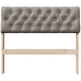  Tapecirani uzglavlje Sivo-smeđa 90 cm Čvrsto borovo drvo | Eponuda.com