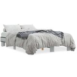  Okvir kreveta boja hrasta 120x200 cm konstruirano drvo i metal | shoptok.hr