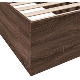  Okvir za krevet smeđi hrast 75x190 cm konstruirano drvo | shoptok.hr