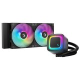 DeepCool Komplet za tekočinsko hlajenje AIO Liquid Cooler LE240 V2, 240mm, ARGB, črn | Shoptok.si