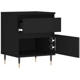  Noćni ormarići 2 kom crni 40x35x50 cm od konstruiranog drva | shoptok.hr