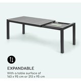 Blumfeldt Menorca Expand vrtna miza, antracit, poliles, tikovina - | Shoptok.si