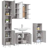  4-dijelni set kupaonskih ormarića boja hrasta sonome drveni | shoptok.hr