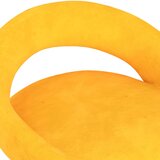  Barske stolice 2 kom. žute baršunaste boje senfa - žuta boja senfa 2 | shoptok.hr