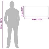  Kuhinjski zid Mlijeko 90 x 40 cm Staklo otporno na udarce | shoptok.hr