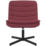  Stolica na kotačiće Vinska crvena 63 x 75 x 76 cm tkanina | Eponuda.com