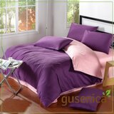  posteljina za bračni krevet ljubičasto-roze Cene