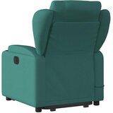  Električni masažni naslonjač na podizanje tkanina tamnozeleni | shoptok.hr