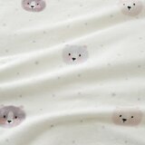 Catherine Lansfield Rjava/kremno bela otroška posteljnina za zakonsko posteljo iz mikropliša 200x200 cm Cosy Bear – | Shoptok.si