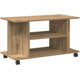 TV ormarić s kotačićima Artisan hrast 80x40x45 cm izrađeno drvo | Eponuda.ba