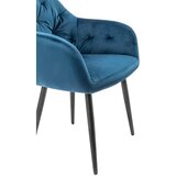 Livetastic Naslanjač Samt, Modra | Shoptok.si