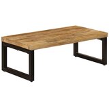  Stolić za kavu 100 x 50 x 35 cm od masivnog drva manga i čelika | shoptok.hr