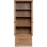 XORA vitrina, hrast artisan | Shoptok.si