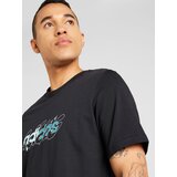 Adidas Tehnička sportska majica neonsko plava / crna / bijela | shoptok.hr