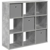  Kreveta s ladicama Betonski sivi 88 5 x 29 x 84 5 cm | shoptok.hr