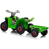 Lean_Toys Zeleni baterijski štirikolesnik XMX630T s prikolico | Shoptok.si
