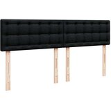 vidaXL Otomanski posteljni okvir z vzmetnico črn 160x200 cm blago | Shoptok.si
