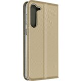 AVIZAR Ovitek denarnica za Samsung S23 Plus, Smart Collection - zlata, (20670444) | Shoptok.si