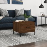  Stolić za kavu smeđa boja hrasta 50x50x40 cm konstruirano drvo Cijene