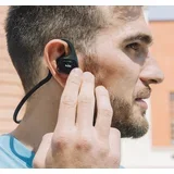 brezžične slušalke bluetooth športne slušalke z gumbom sive