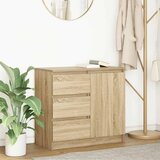  Komoda s ladicama hrasta sonome 71x35x65 cm konstruirano drvo | Eponuda.ba
