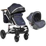 Cangaroo kolica za bebe gala premium azure 2u1, 0m+ | ePonuda.com