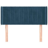  Uzglavlje s ušima tamnoplavo 83x16x78/88 cm baršunasto | Eponuda.com
