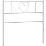  The Living Store Kovinsko vzglavje belo 100 cm - Vzglavje, (21453872) | Shoptok.si