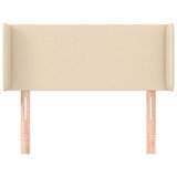  Uzglavlje s ušima krem 103x16x78/88 cm od tkanine | shoptok.hr