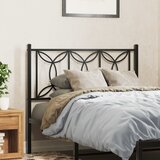 Maison Chic kovinsko posteljno vzglavje - vzglavna omarica - nočna omarica črno 107 cm, (21704934) | Shoptok.si