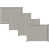  Jastučići za sjedenje 4 pcs Svjetlosiva 47 x 36 x 2 cm | shoptok.hr