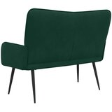 SOFA za dvije osobe Tamnozelena 115 x 61 x 87 cm Baršun | shoptok.hr