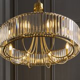  Endon 119611 - Luster na lancu VISCONTI 8xE14/6W/230V mesing | Eponuda.com