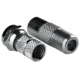 Dpm Adapter F-vtičnica-TV vtič + F-vtič srebrn, (5000266792) | Shoptok.si