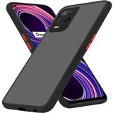 Cadorabo Realme 8 5G/V13/Q3/Q3i/Narzo 30 5G in matirana črna barva - Hibridni zaščitni ovitek s TPU silikonom v notranjosti in matirano plastično zadn, (20860515) | Shoptok.si