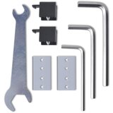  Klizna vrata od stakla i aluminija 178 cm srebrna | Eponuda.com