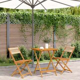 vidaXL 3-dijelni bistro set od polipropilen i masivnog drva bež | shoptok.hr