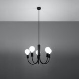 Nice Lamps Črna viseča svetilka ø 45 cm Karim – | Shoptok.si