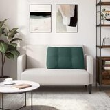  Jastuk za leđa Tamnozelena 80 x 24 x 50 cm Baršun | shoptok.hr