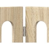  Preklopna ogradica za kućne ljubimce 2 pcs Sonoma hrast | shoptok.hr