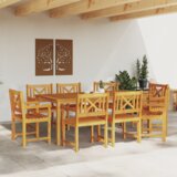 vidaXL Vrtne stolice 8 kos 56x55.5x90 cm Trd les akacija | Shoptok.si