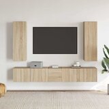  5-dijelni set TV ormarića boja hrasta sonome konstruirano drvo | shoptok.hr