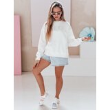 DStreet Bluza damska oversize z haftem EASYJOY biała | ePonuda.com