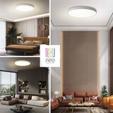  Immax NEO 07315L-LED prigušiva stropna lampa SEMPLICI 96 W/230 V, Ø 80 cm, Wi-Fi Tuya, bela + daljinski upravljač | Eponuda.com