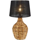 Markslöjd Črna/naravna namizna svetilka s senčilom iz jute (višina 58 cm) Paglia – Cene