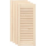  Vrata ormarića Dizajn rešetki 4 kom 69x29,5 cm puno drvo bor | shoptok.hr