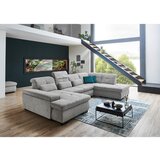 Beldomo Style sedežna garnitura, tkanina barve aluminija | Shoptok.si